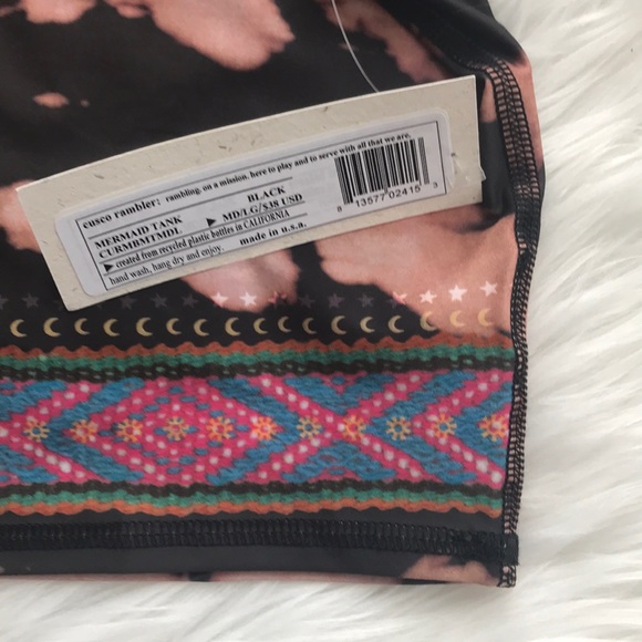 NEW • Teeki • Cusco Rambler Mermaid Tank Crop Top - Picture 6 of 6